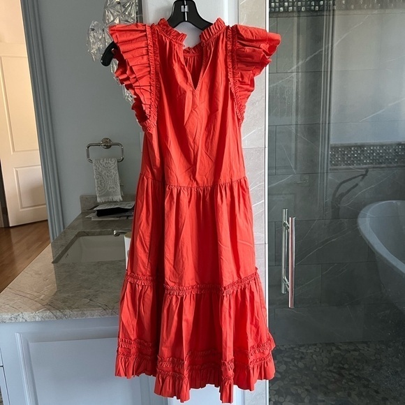 ULLA JOHNSON Joan Tiered Ruffle Dress - Picture 11 of 11